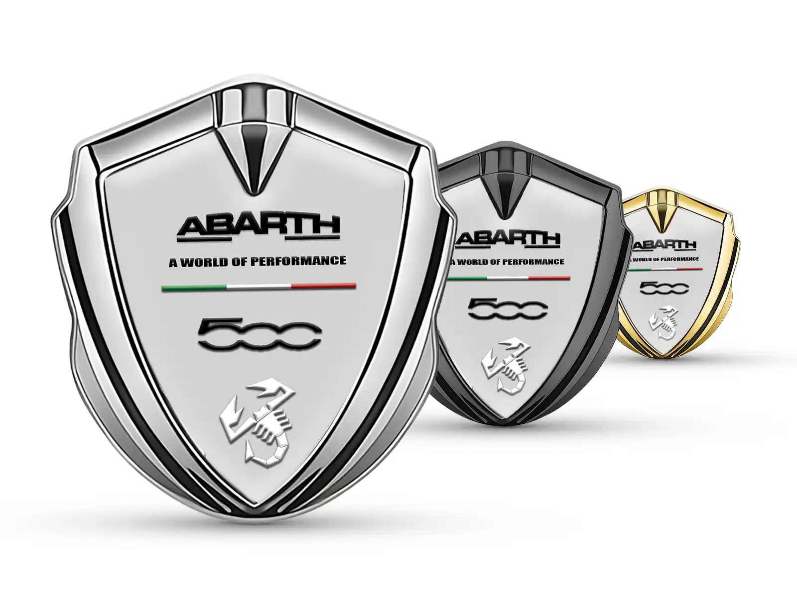 Fiat Abarth Abzeichen Selbstklebend Limitierter Stil Schicker Rand